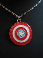 Marvel Captain America Shield Necklace / Ketting