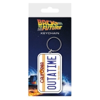 Back to the Future License Plate (OutaTime) Keychain / Sleutelhanger