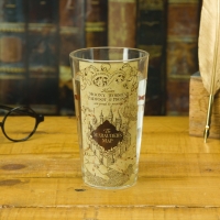 Harry Potter Marauders Map Water Glass