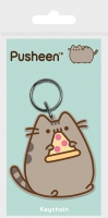 Pusheen: Pizza Rubber Keychain / Sleutelhanger