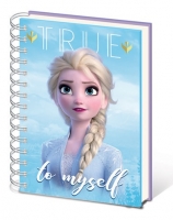 Frozen 2: Anna & Elsa A5 Notebook / Notitieboek (True to Myself - Live Your Truth)