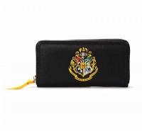 Harry Potter: Hogwarts Crest Wallet / Portemonnee (Black)