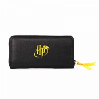 Harry Potter: Hogwarts Crest Wallet / Portemonnee (Black)