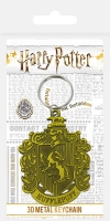 Harry Potter: Hufflepuff House Crest Metal Keychain / Metalen Sleutelhanger