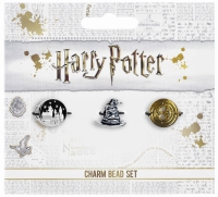 Harry Potter: Hogwars Castle Time Turner and Sorting Hat Bead Charm Set / Bedel Set