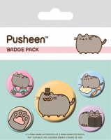 Pusheen: Fancy Badge Pack Buttons