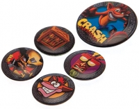 Crash Bandicoot Pop Out Badge Pack Buttons