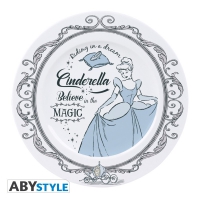 Disney Princesses: Jasmine, Snow White, Cinderella & Ariel Plate Set / Borden Set (4-pack)