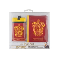 Harry Potter: Gryffindor Passport Case & Luggage Tag / Paspoort Hoesje & Bagagelabel