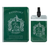 Harry Potter: Slytherin Passport Case & Luggage Tag / Paspoort Hoesje & Bagagelabel