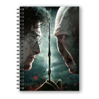 Harry Potter: Potter VS Voldemort 3D A5 Spiral Notebook / Notitieboek