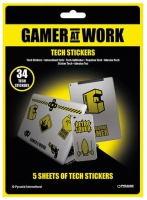 Gamer at Work Gadget Decals Stickers