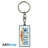 Back to the Future: License Plate (OUTATIME) Keychain / Sleutelhanger