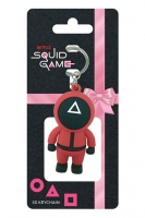 Squid Game: Triangle  Guard 3D Keychain / Sleutelhanger