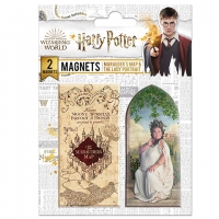 Harry Potter: Marauders Map & the Fat Lady Magnet Set / Magneten Set