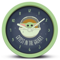 Star Wars, The Mandalorian: The Cutest in the Galaxy (Grogu) Desk Clock / Bureauklok