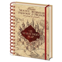 Harry Potter: Marauders Map  A5 Spiral Notebook / Notitieboek