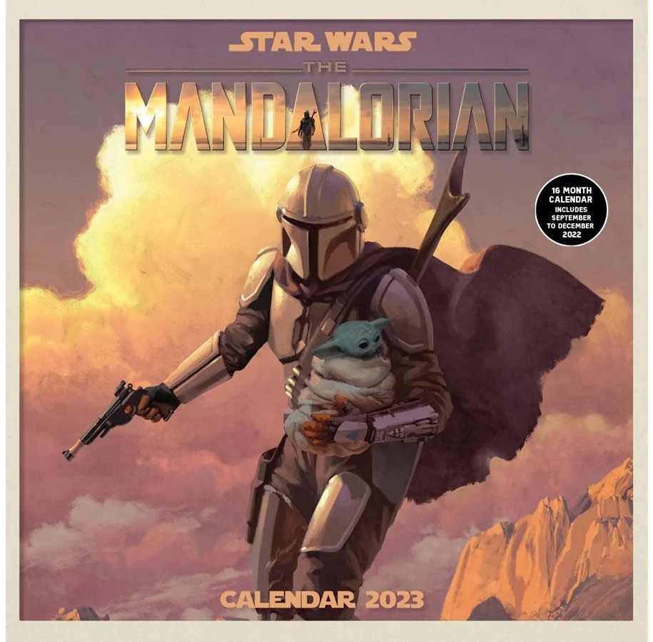 Star Wars, The Mandalorian Wall Calendar 2023