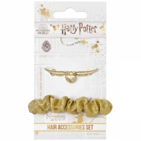 Harry Potter: Golden Snitch Accessory Set / Accessoires Set (Clip + Scrunchie)
