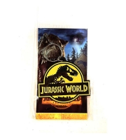 Jurassic World Dominion: Logo (Yellow) Rubber Keychain / Sleutelhanger