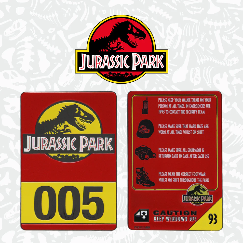 Jurassic Park: Limited Edition 30th Anniversary Replica Vehicle I.D Ingot