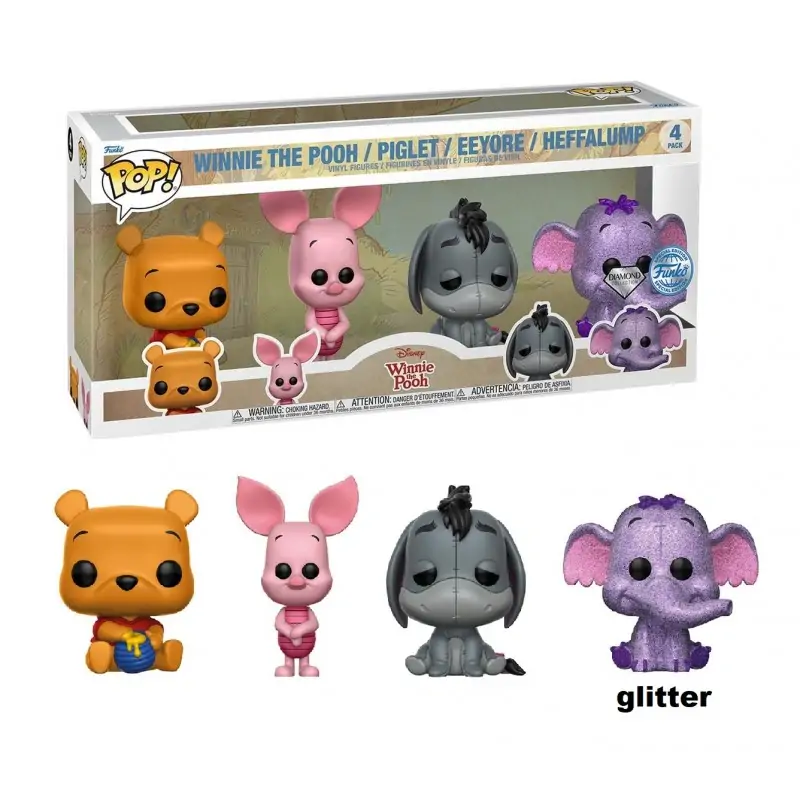 Funko Pop! Disney's Winnie the Pooh: Winnie, Piglet, Eeyore & Heffalump