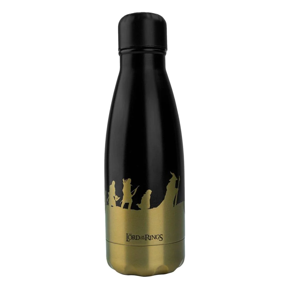 The Lord of the Rings: Fellowship of the Ring Gold Water Bottle / Goud Waterfles (500ml)