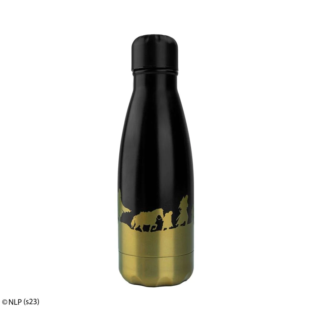 The Lord of the Rings: Fellowship of the Ring Gold Water Bottle / Goud Waterfles (500ml)