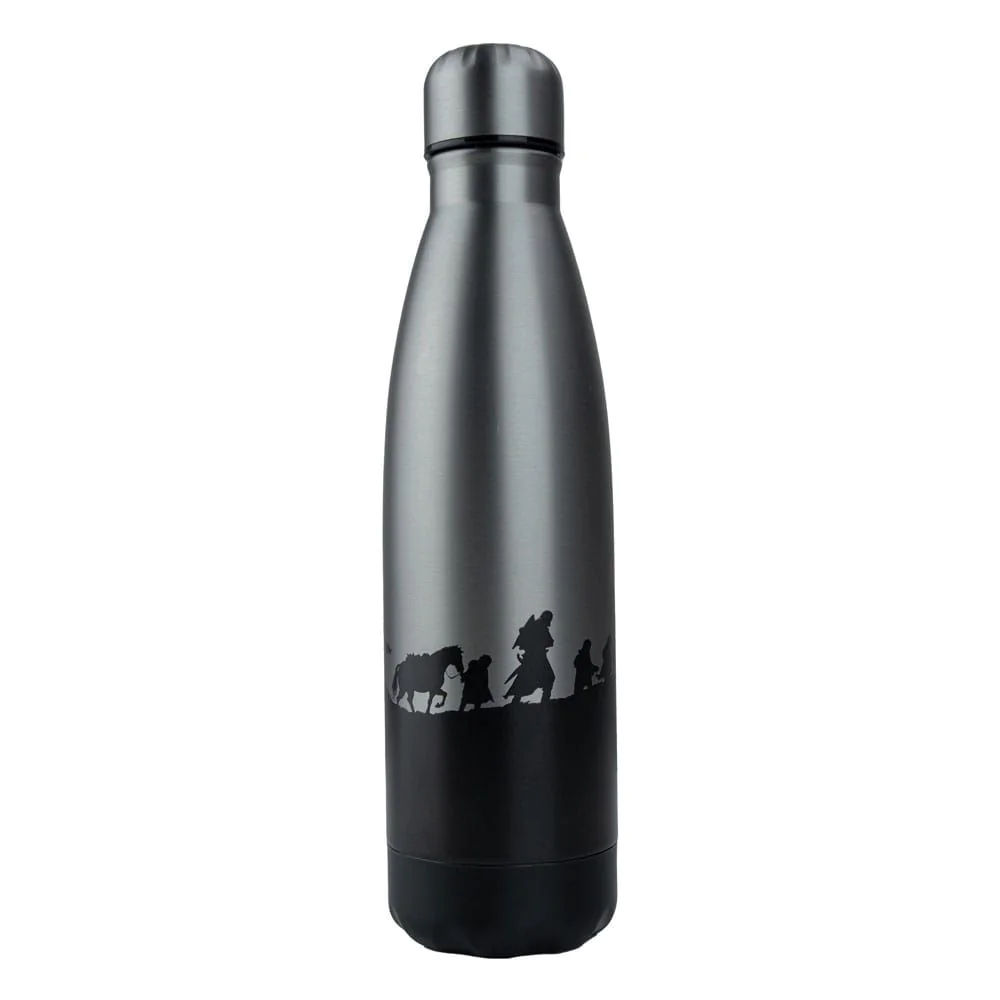 The Lord of the Rings: Fellowship of the Ring Silver Water Bottle / Zilver Waterfles (500ml)