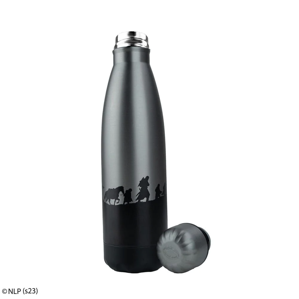 The Lord of the Rings: Fellowship of the Ring Silver Water Bottle / Zilver Waterfles (500ml)