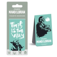 Star Wars, The Mandalorian: Grogu & Mando Magnetic Bookmark / Magnetische Boekenlegger