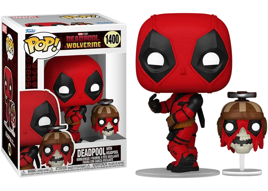 Funko Pop! Marvel: Deadpool & Wolverine- Deadpool and Headpool
