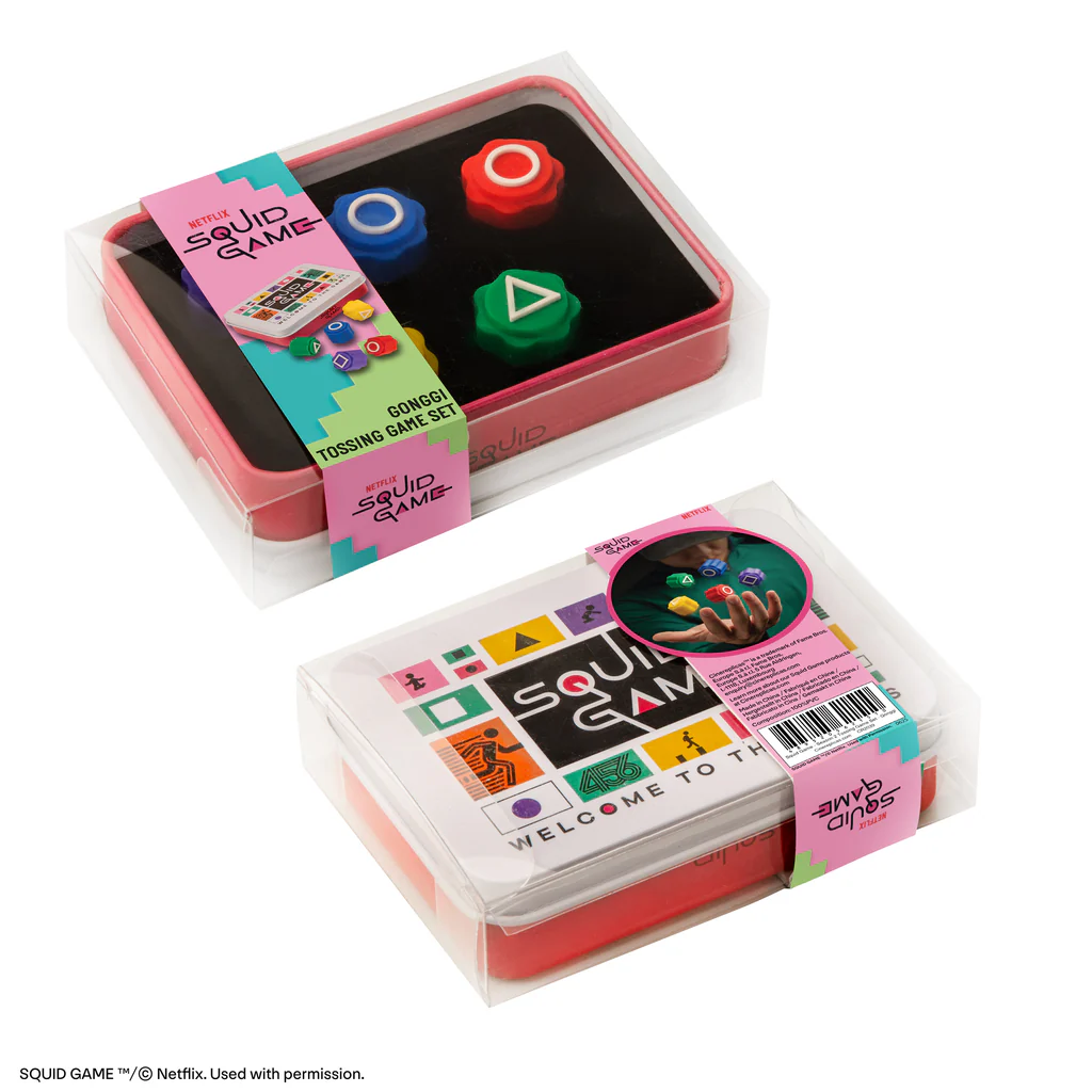 Squid Game:  Gonggi Tossing (Six-Legged Penthatlon) Game Set