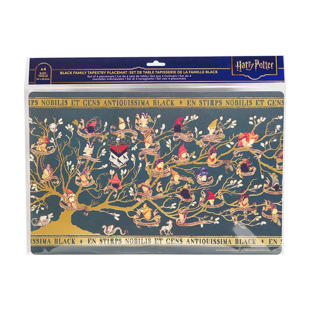 Harry Potter: Black Family Placemat (4-pack)