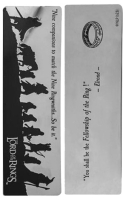 The Lord of the Rings: Fellowship of the Ring Silver Metal Bookmark / Zilveren Metalen Boekenlegger