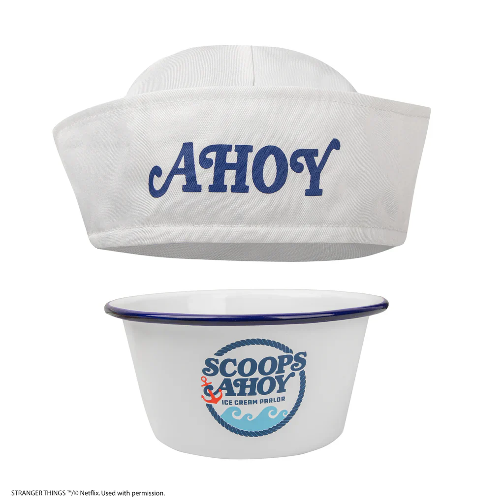 Stranger Things: Scoops Ahoy Ice Cream Bowl with Salor Hat
