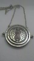Time Turner Necklace Silver / Tijdsverdrijver Ketting Zilver