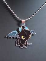How to Train Your Dragon: Toothless Necklace / Tandloos ketting