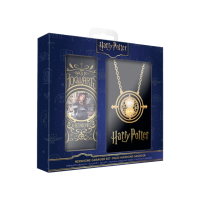 Harry Potter: Hermione Granger Metal Bookmark & Time Turner Necklace Giftset / Cadeauset