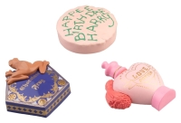 Harry Potter: Group 1 Set of 3 Magnets (Birthdaycake, Chocolate Frog & Love Potion)