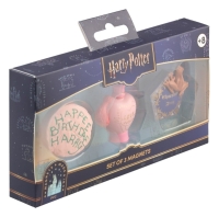 Harry Potter: Group 1 Set of 3 Magnets (Birthdaycake, Chocolate Frog & Love Potion)