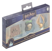 Harry Potter Group: 1 Set of 3 Magnets (Coldrain, Snnitch and Monsterbook)