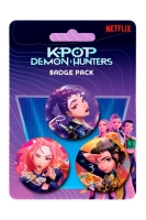 KPop Demon Hunter Pack Buttons (3-Pack)